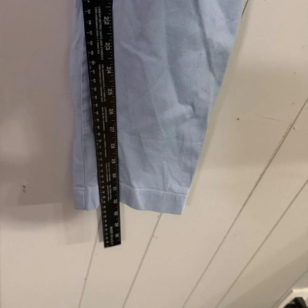 J.Crew Chino Pants Mens 34 Light Blue Slim‎ Straight Cotton Trousers